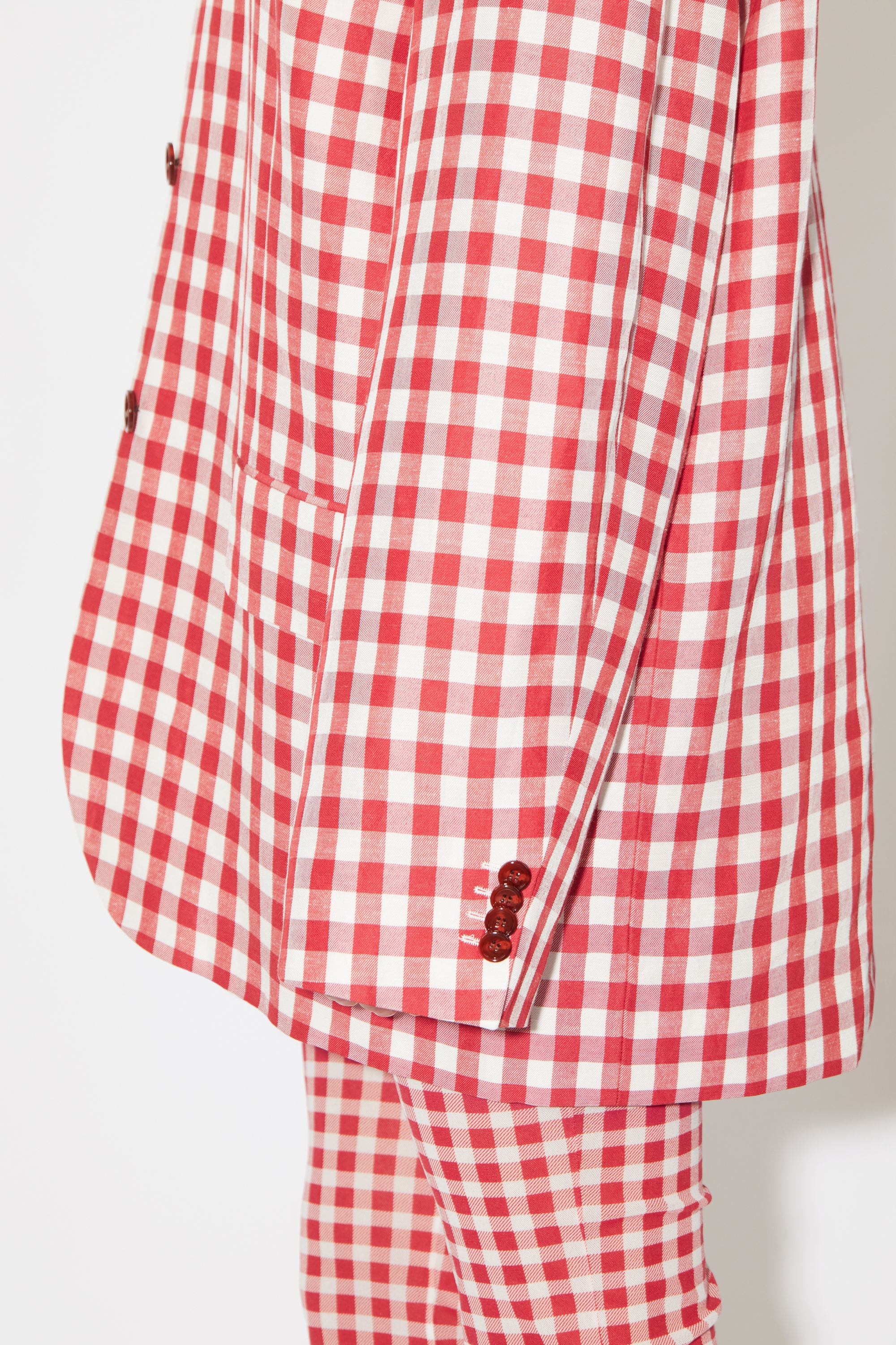 Relaxed fit suit jacket - Cardinal red - 5