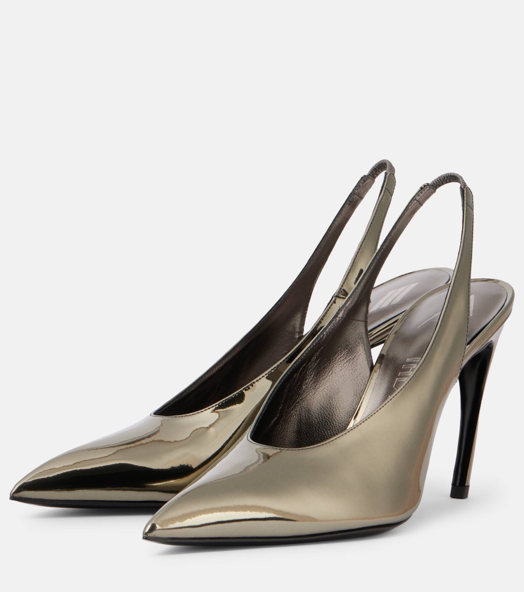 Viper 95 PU slingback pumps - 4
