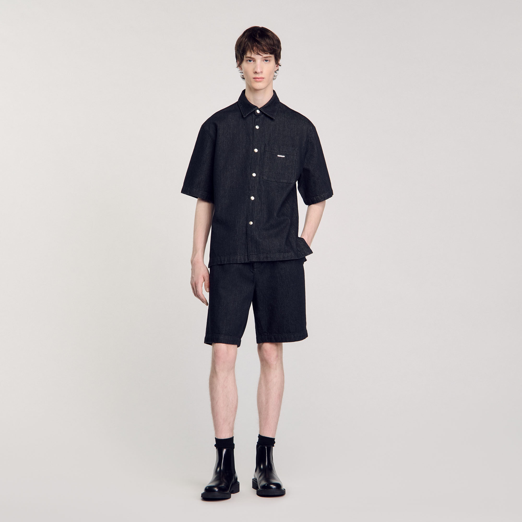 RAW DENIM SHIRT - 2
