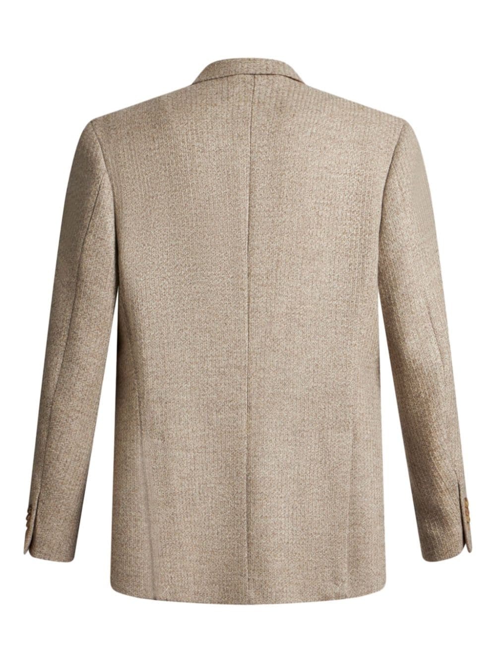 double-breasted peak-lapel blazer - 6