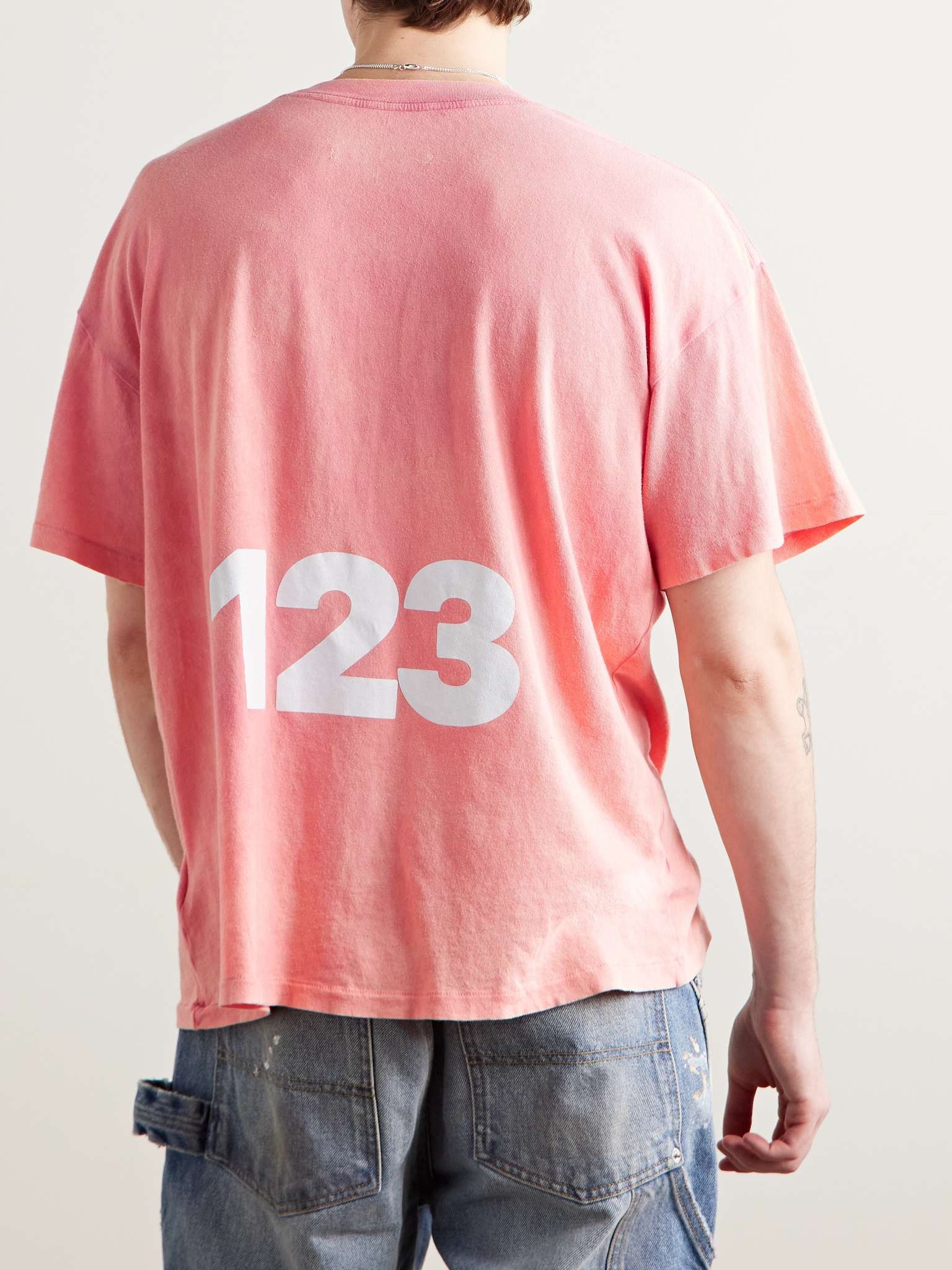 Logo-Print Embroidered Cotton-Jersey T-Shirt - 3