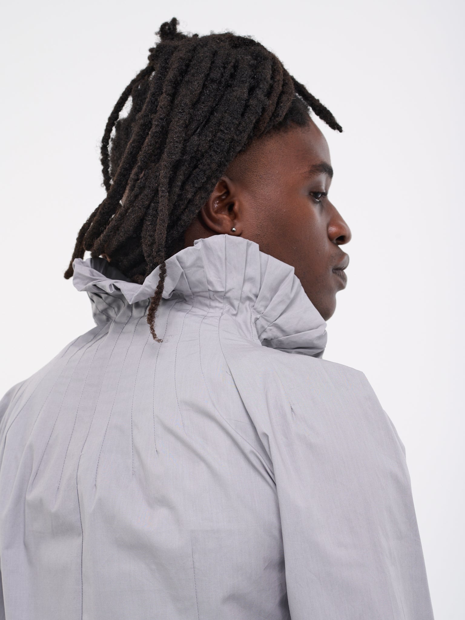 Pleated Collar Shirt - 5