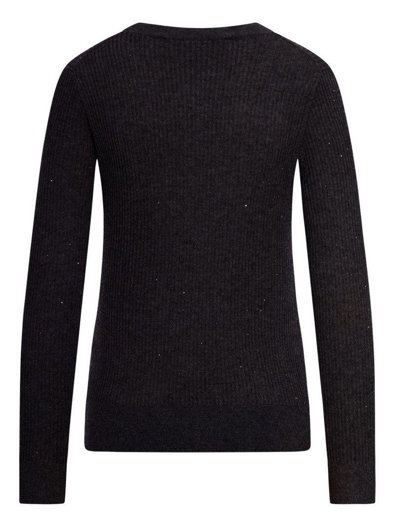 Max Mara Marabu ribbed sequin-embellished sweater outlook