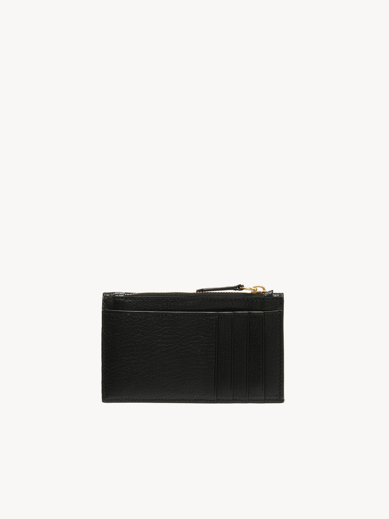 SMALL ENVELOPE PURSE WITH CARD SLOTS IN GRAINED LEATHER - 4