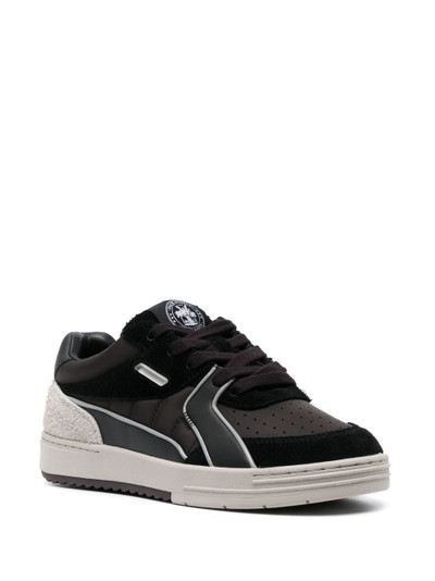 Palm Angels University panelled leather sneakers outlook