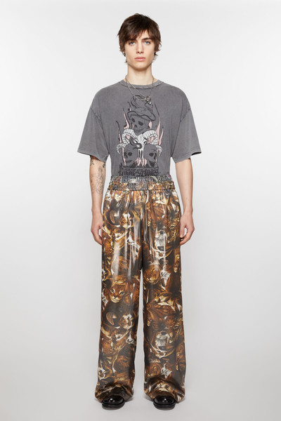 Acne Studios Print trousers - Brown/multi outlook