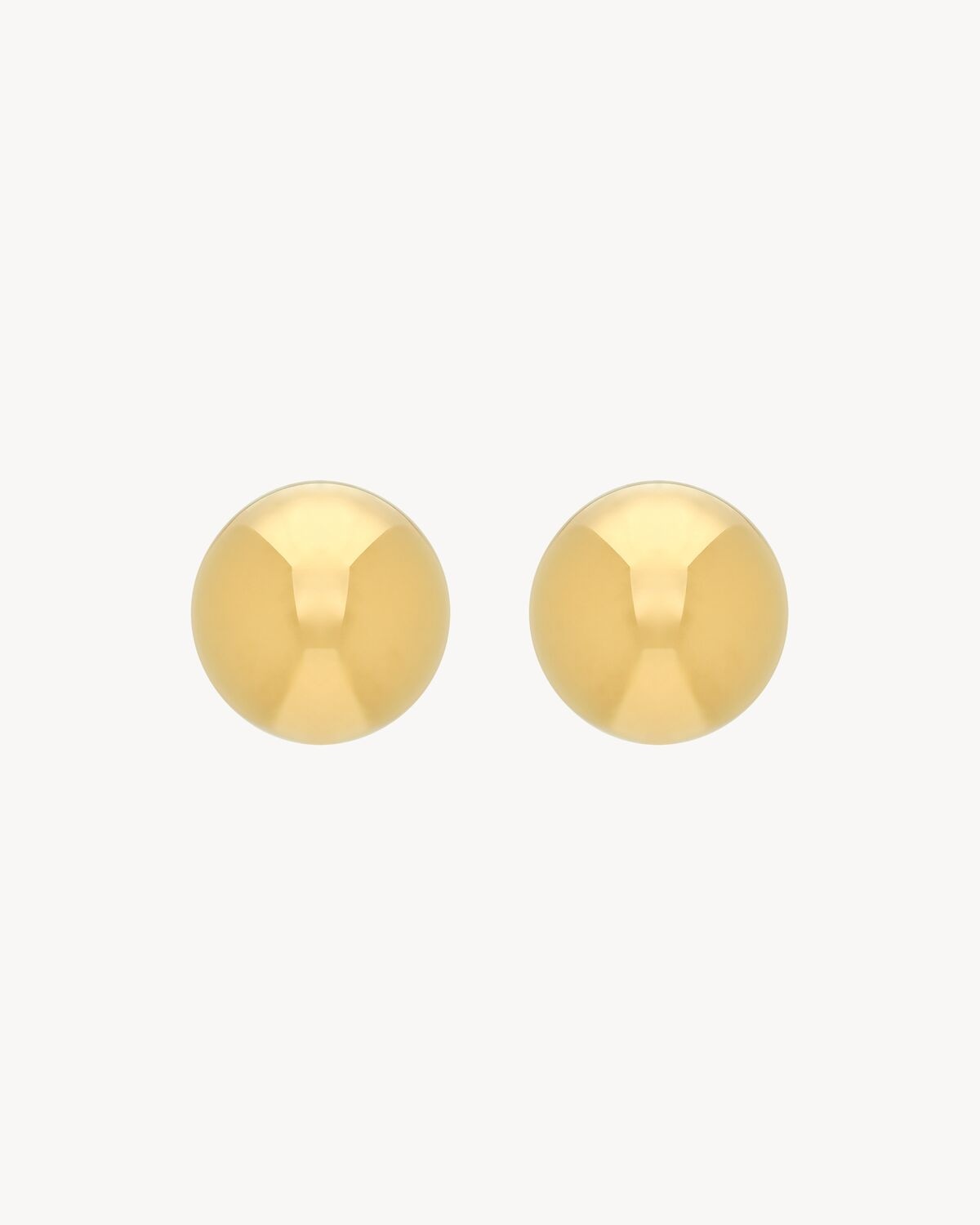DOME EARRINGS IN METAL - 1