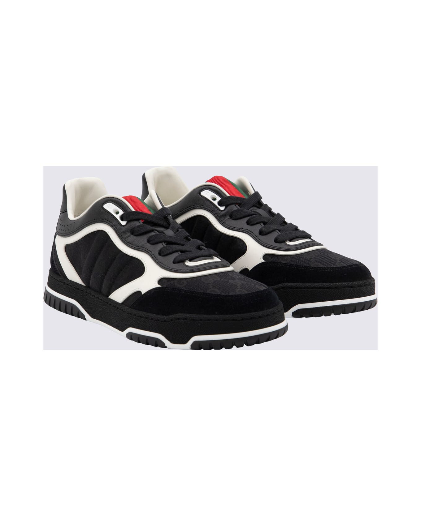 Black Leather Sneakers - 2