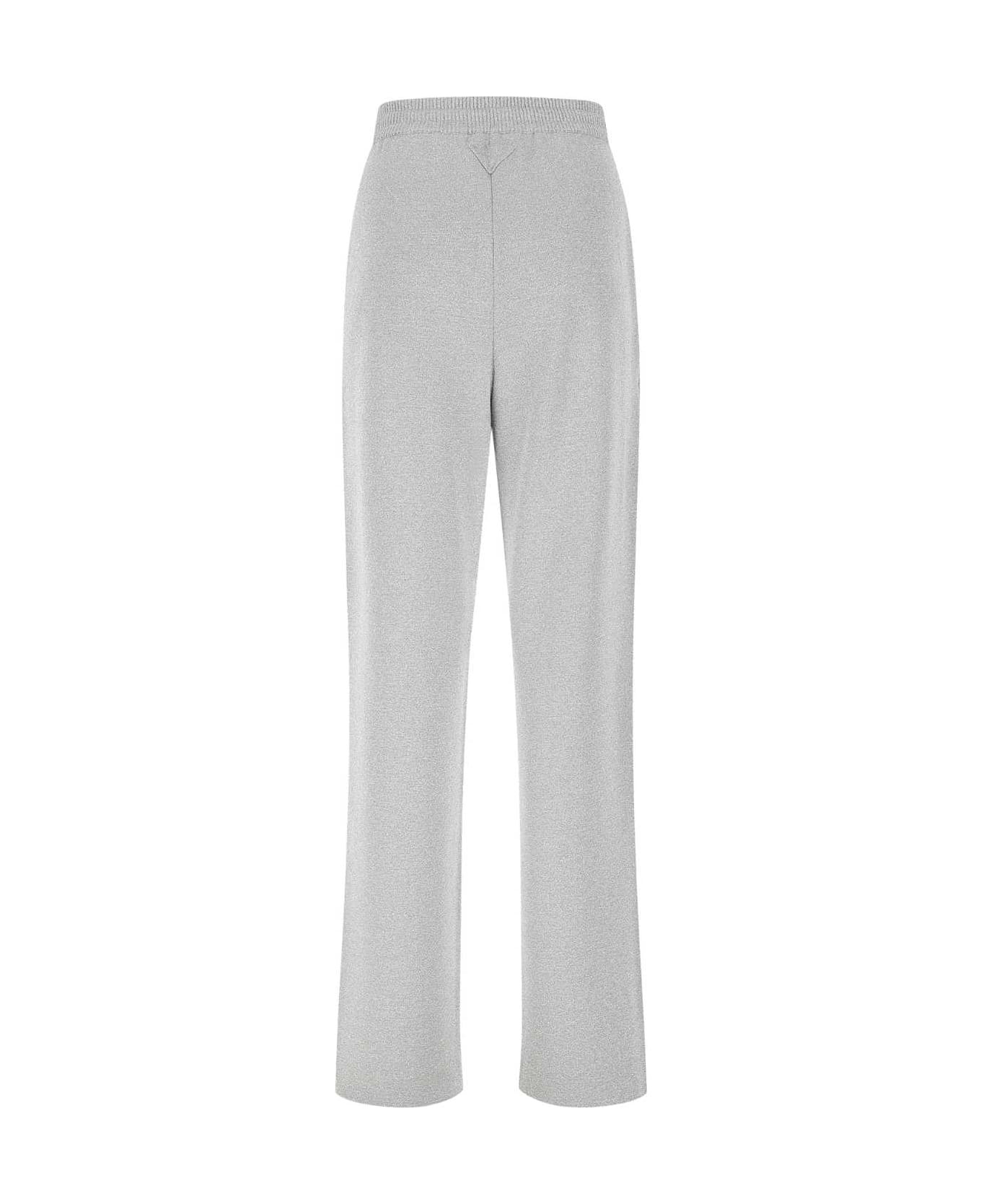 Grey Cashmere Blend Joggers - 2