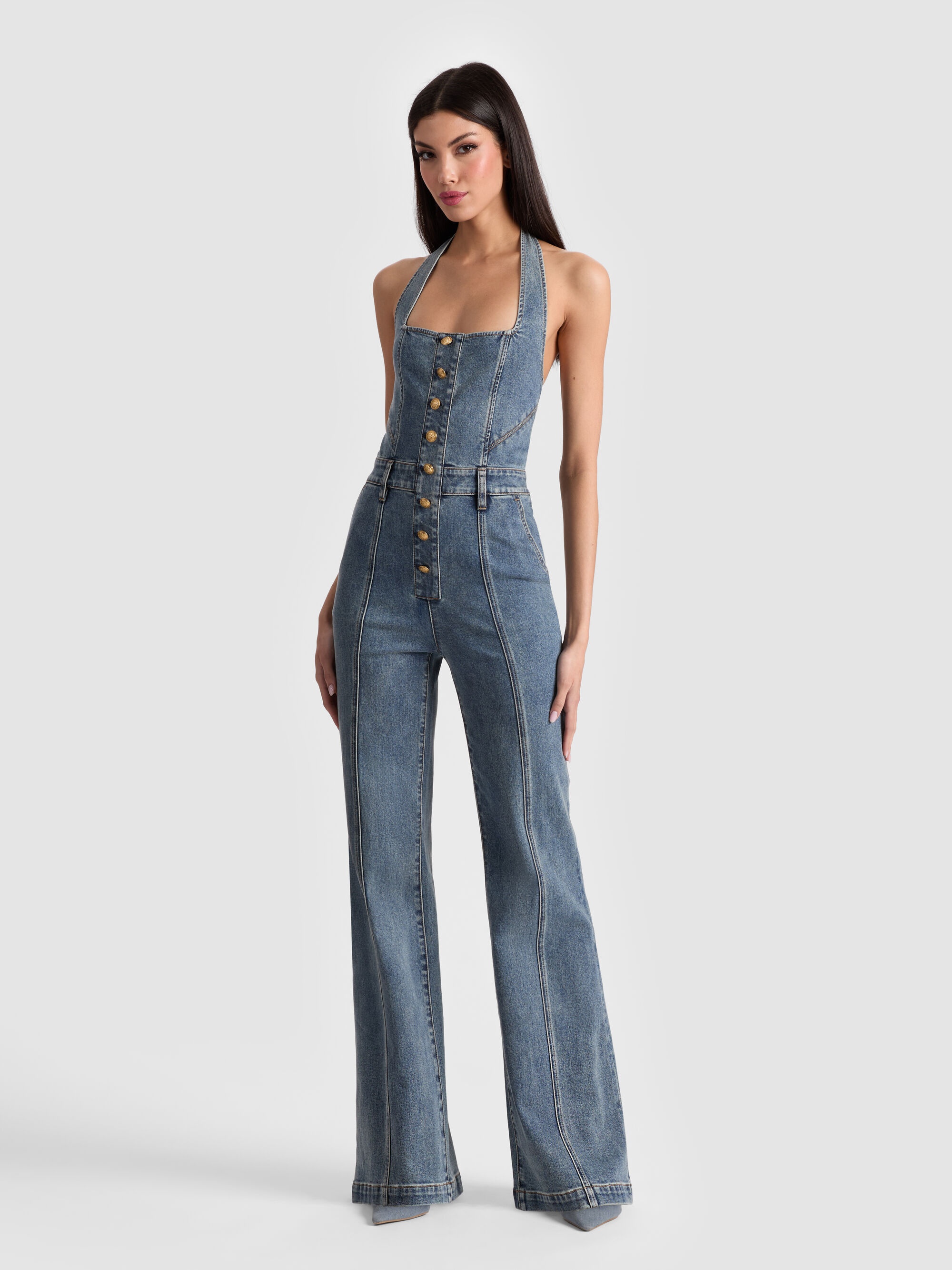 PENNIE DENIM JUMPSUIT - 2