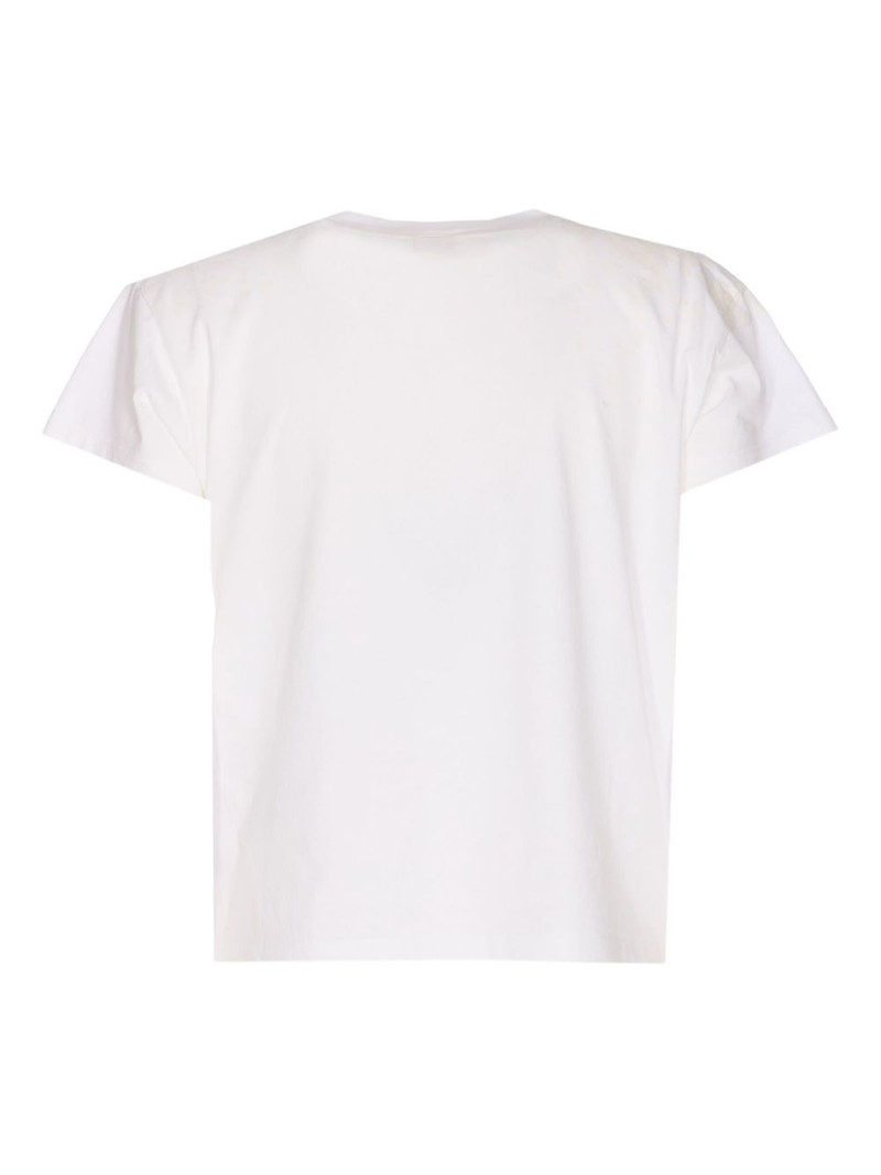 MM6 Maison Margiela embroidered crew-neck T-shirt outlook