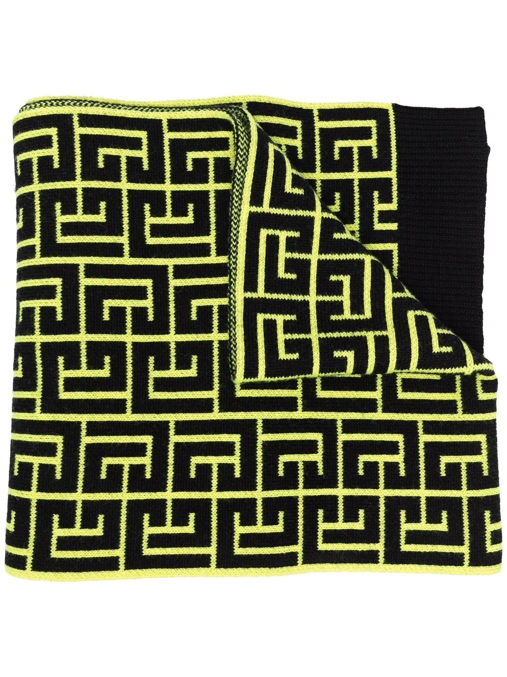 x Rossignol monogram intarsia-knit scarf - 1