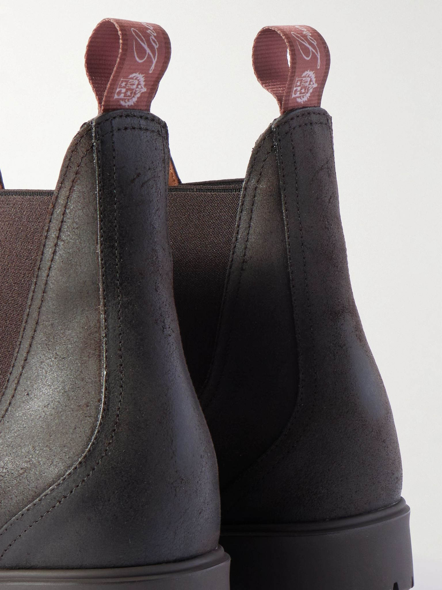Dover Walk Brushed-Leather Chelsea Boots Dark brown - 5