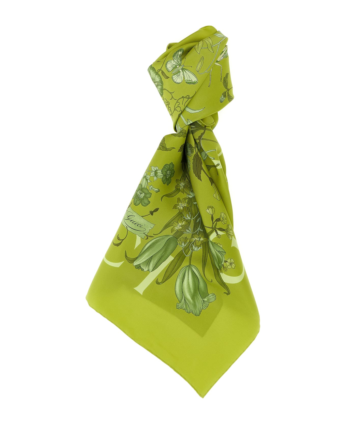 'gucci Flora' Scarf - 1
