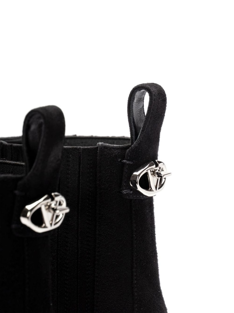 Valentino VLogo suede boots outlook