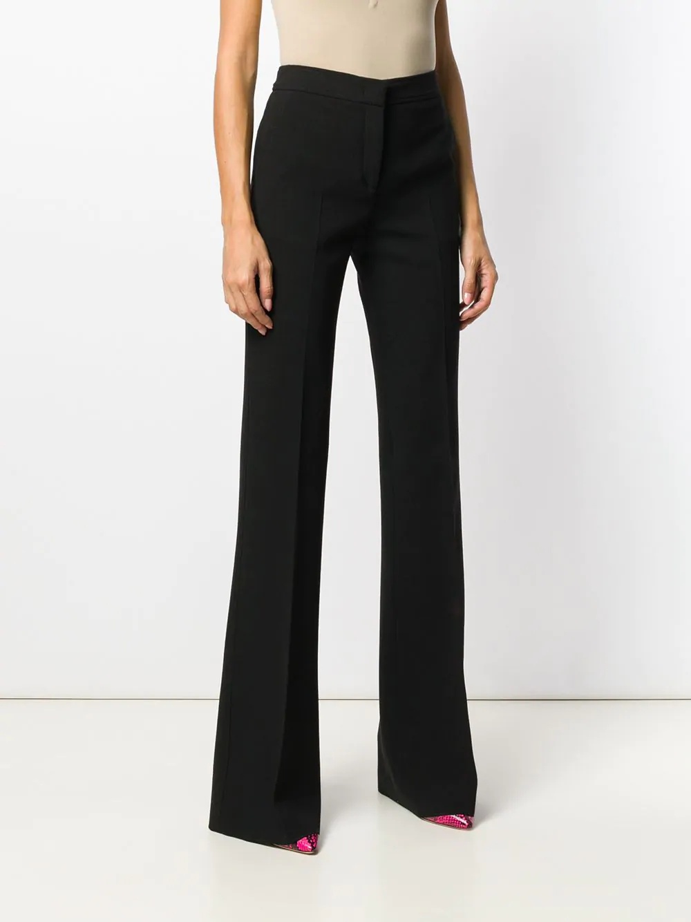 flared-leg tailored trousers - 3