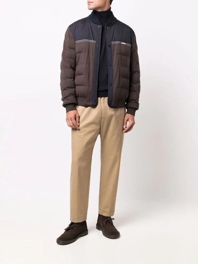 Z Zegna two-tone padded jacket outlook