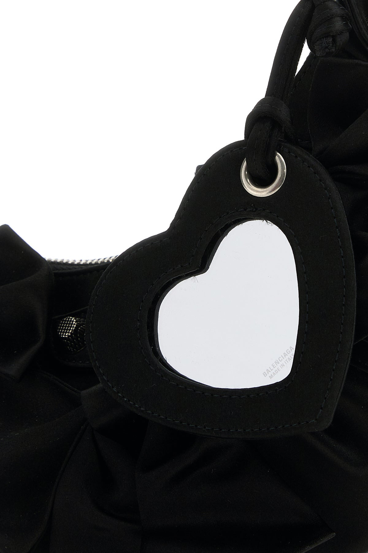 Black satin Le Cagole XS shoulder bag - 4