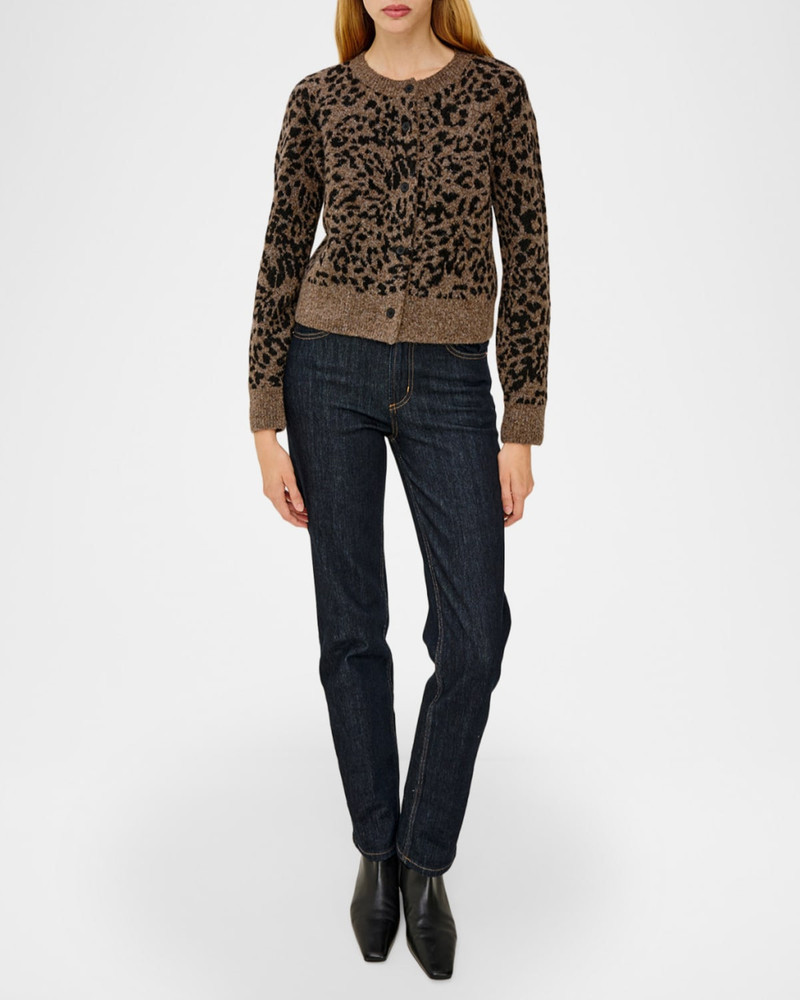 Rails Matilda Spotted Crewneck Cardigan outlook