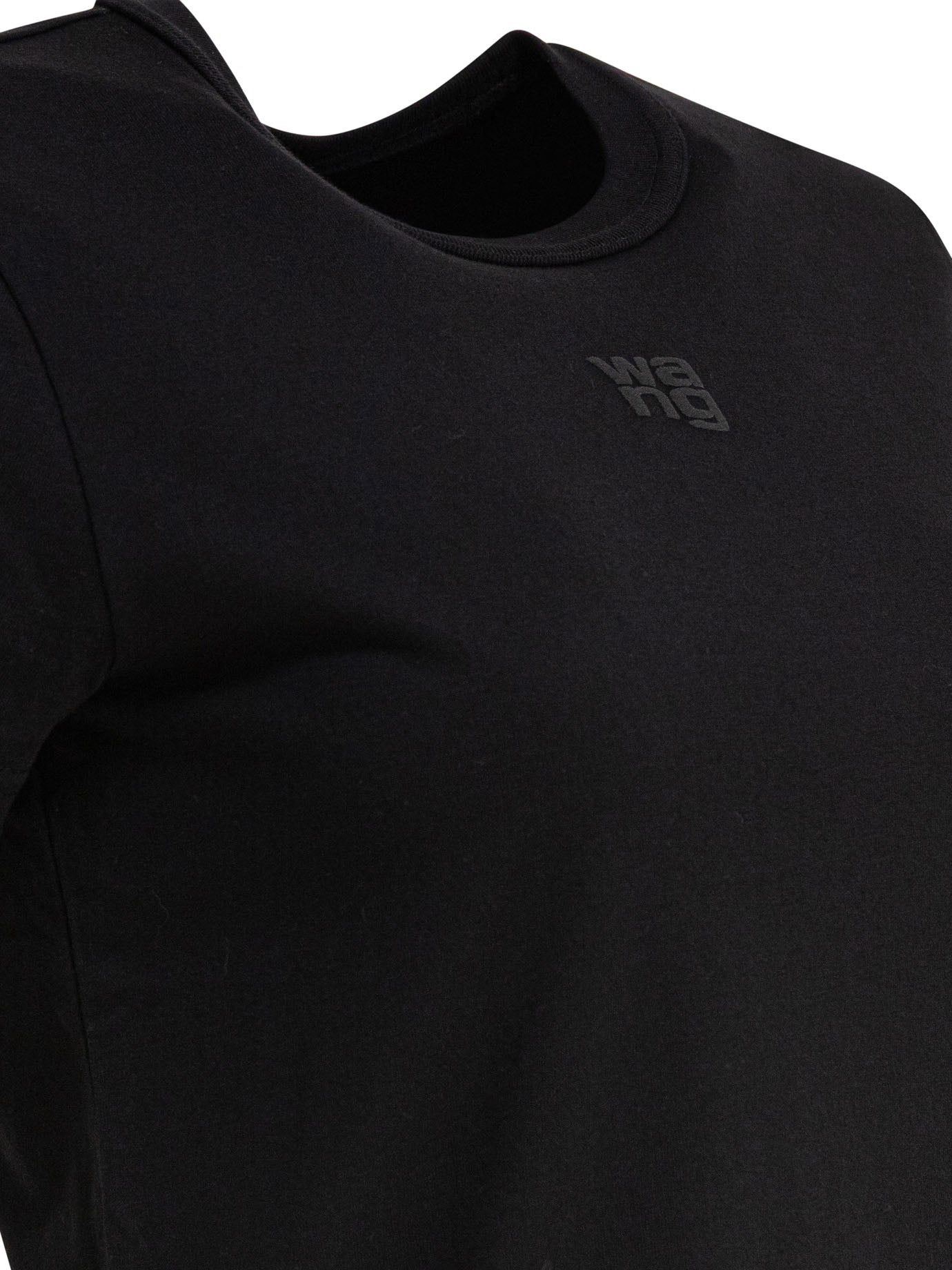 Alexander Wang Essential Jsy Shrunken Tee W/puff Logo - 4