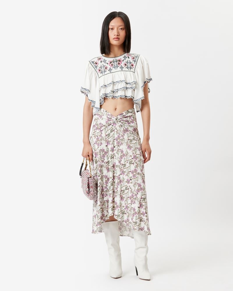 SANA EMBROIDERED CROP TOP - 2