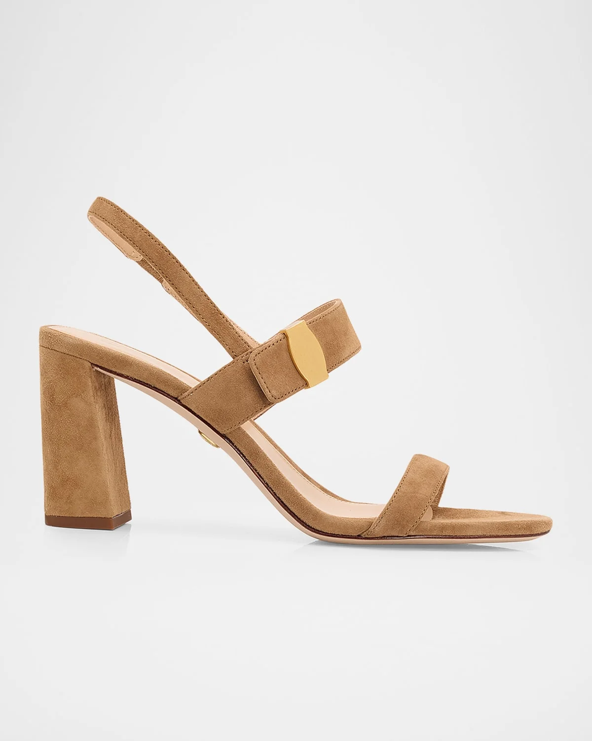 75mm Genetta Suede Slingback Sandals - 1