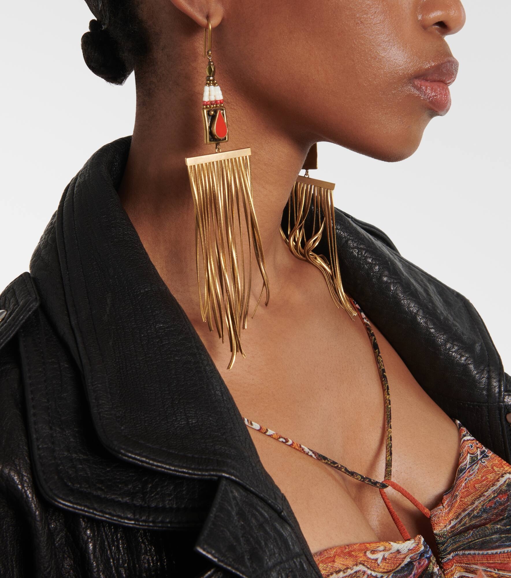 Jaya drop earrings - 6