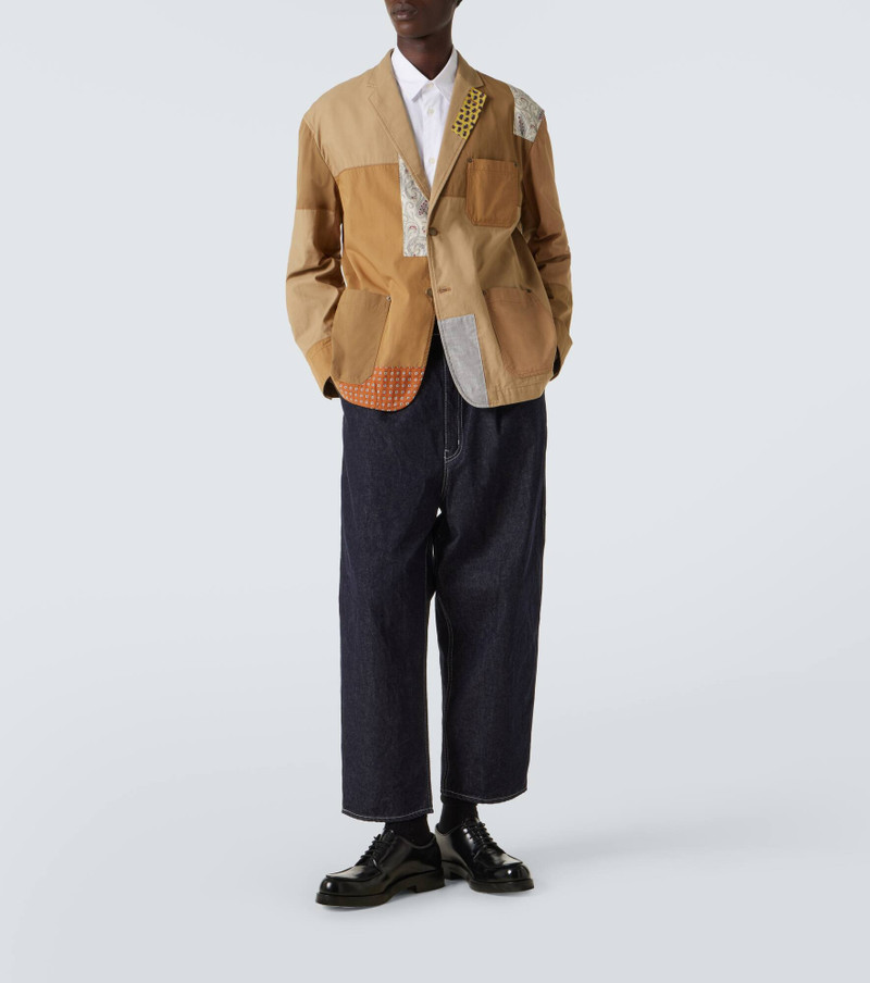Comme des Garçons Homme Cotton-blend satin blazer outlook