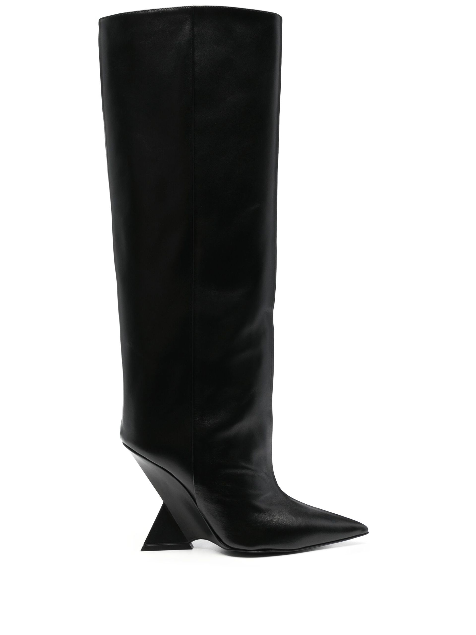 Black Cheope 105 leather knee-high boots - 1