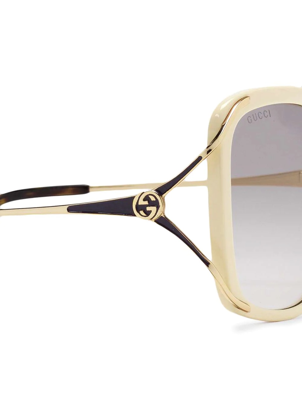 oversized round frame sunglasses - 3