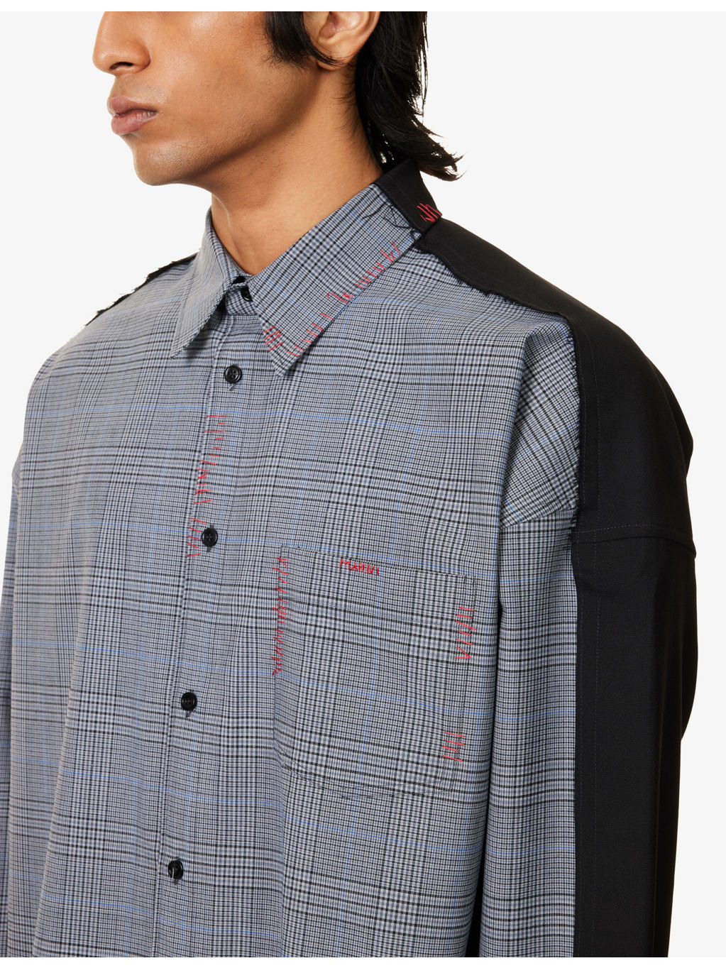 Checked Relaxed-Fit Woven Shirt - 5