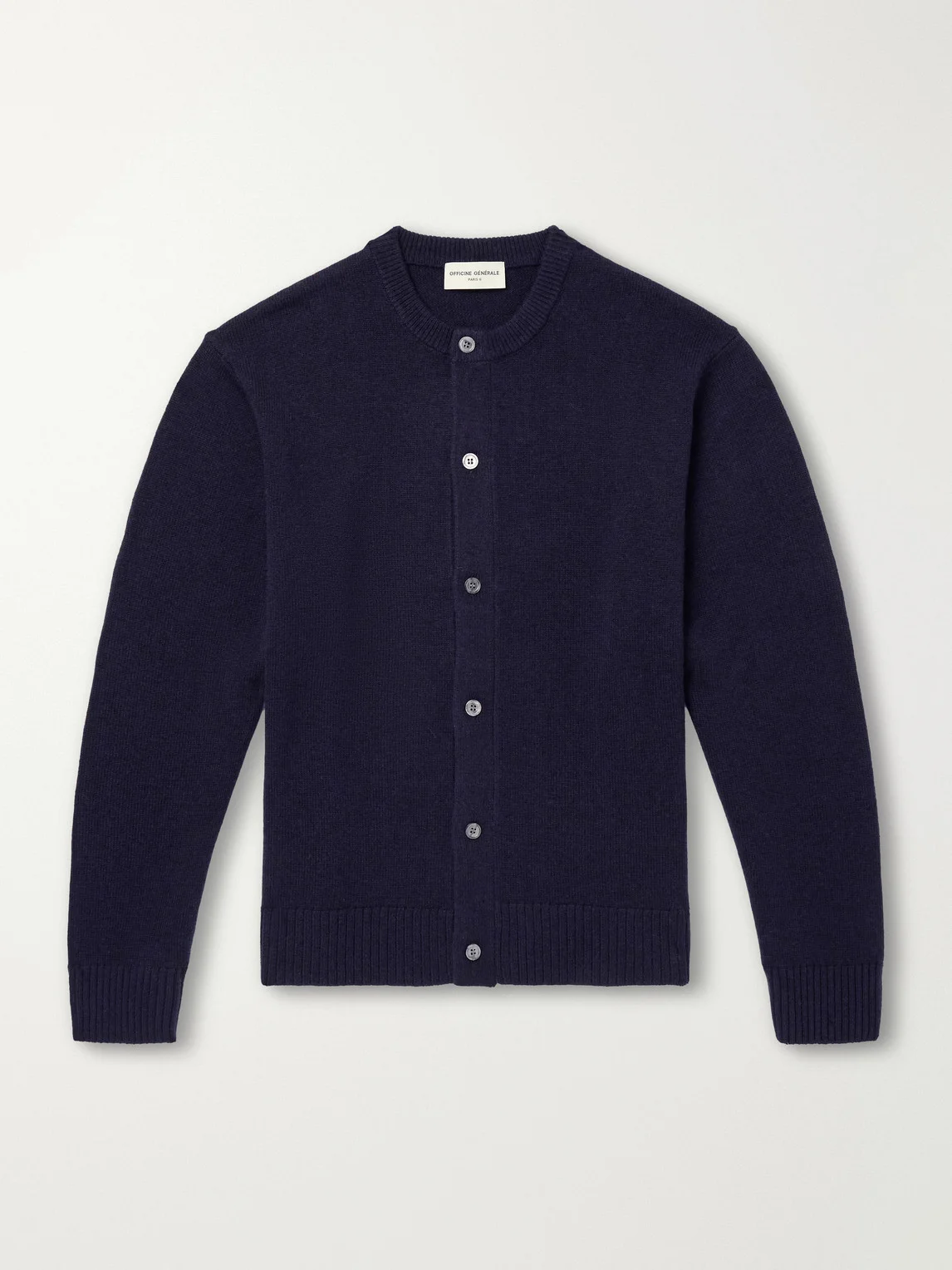 Manoe Merino Wool and Cashmere-Blend Cardigan - 1