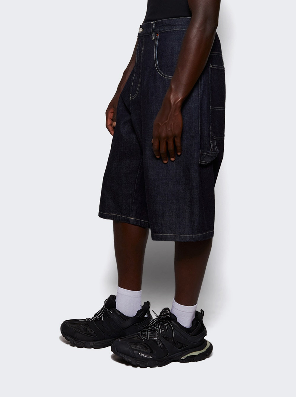 Hip-hop Shorts Japanese Blue - 3