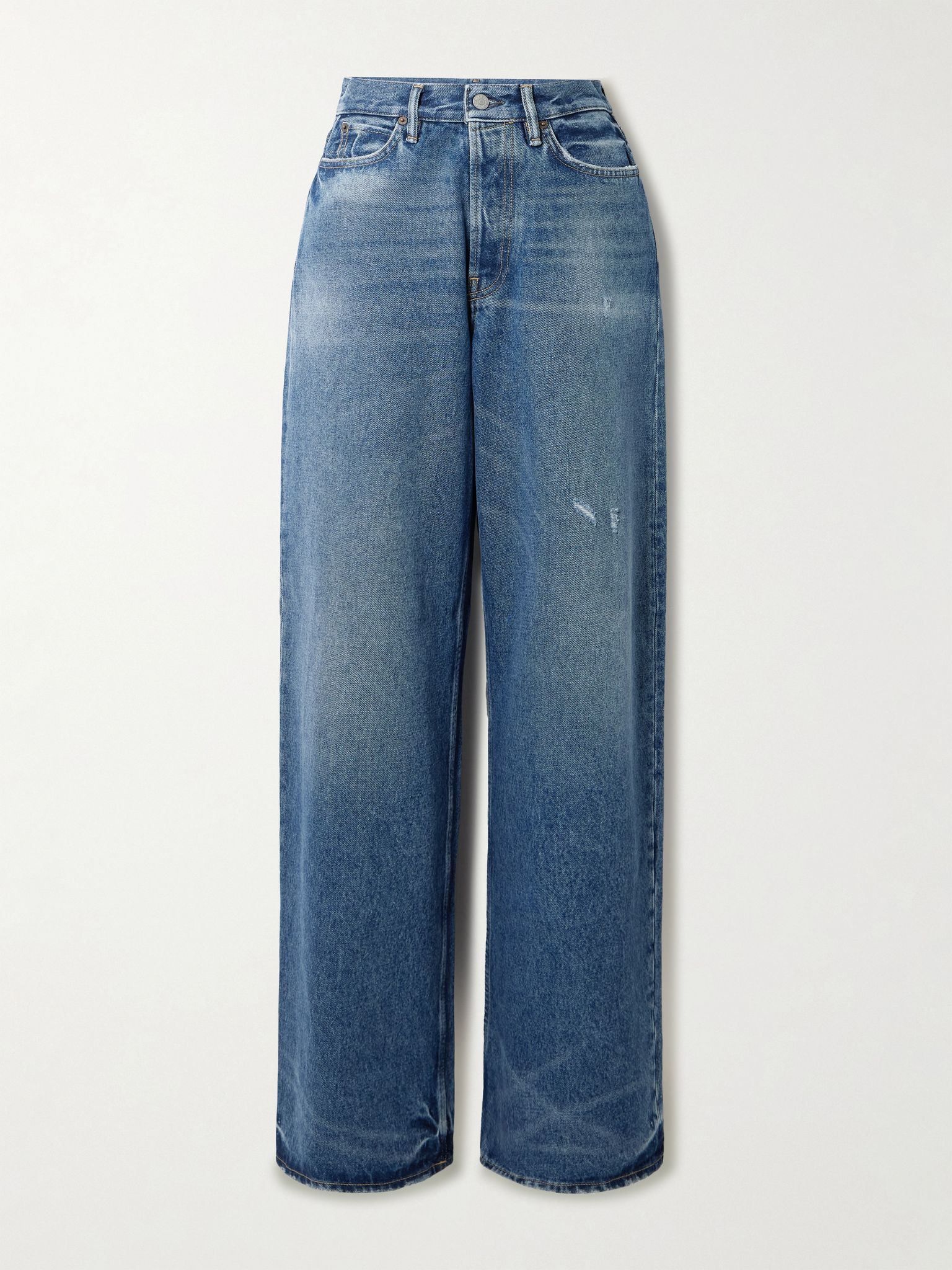 1981 low-rise wide-leg organic jeans Blue - 1