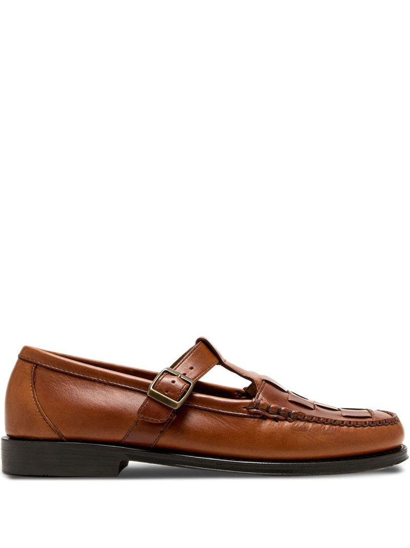 woven buckled monk shoes 1
