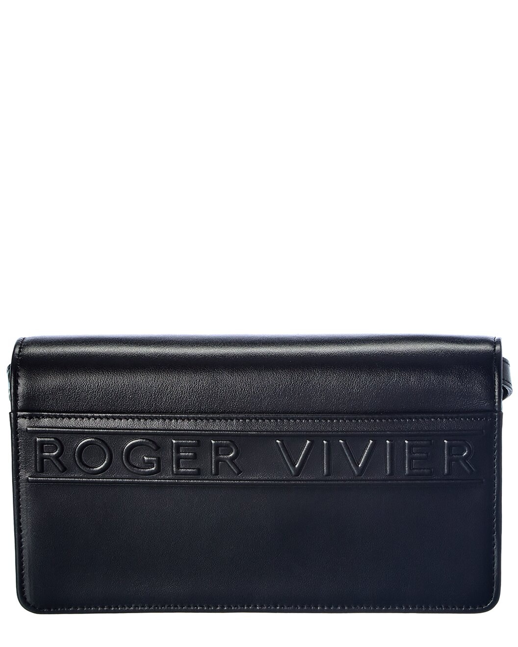 Roger Vivier Viv' Choc Mini Leather Clutch - 2