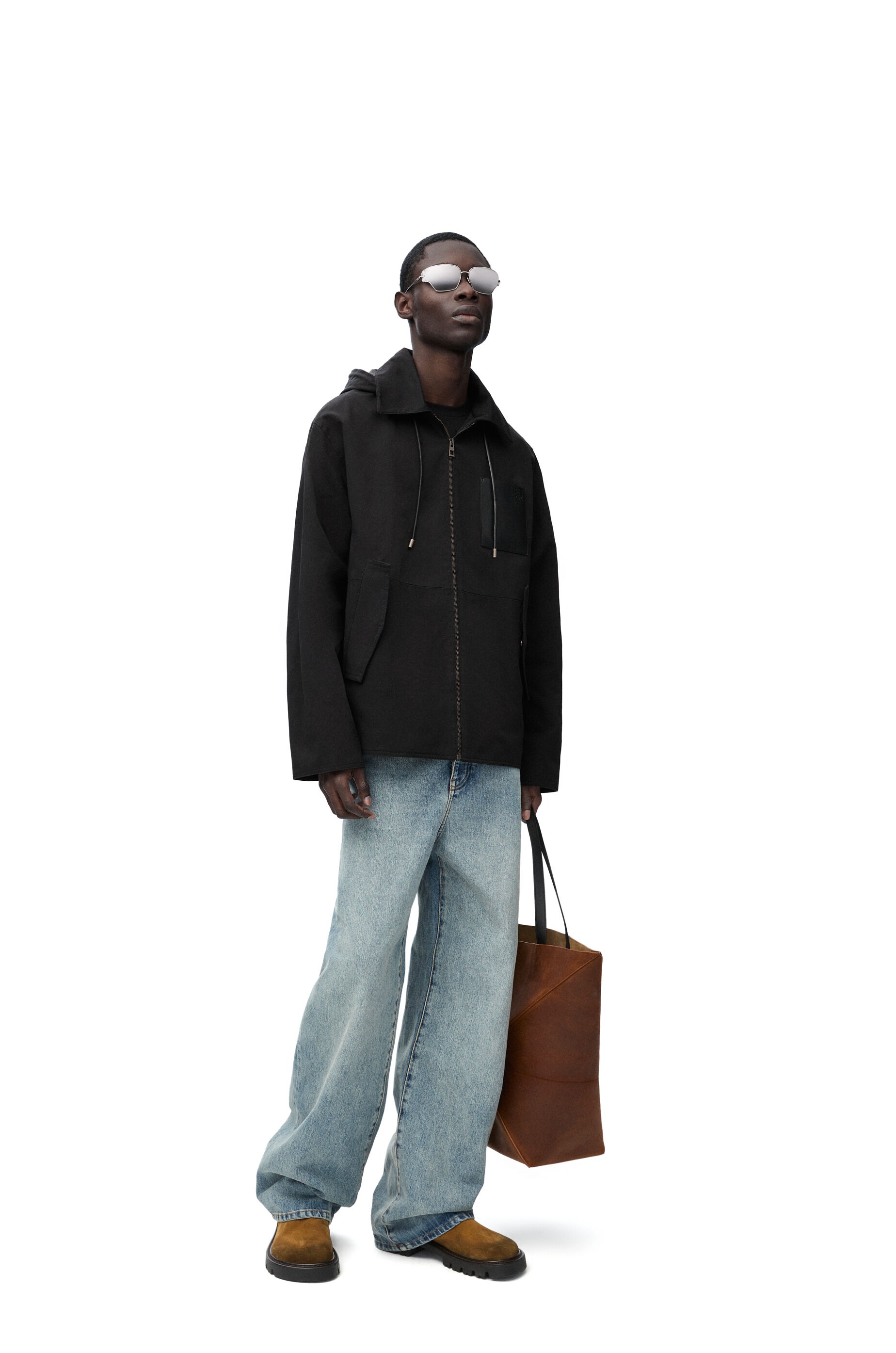 Hooded jacket in cotton - 2
