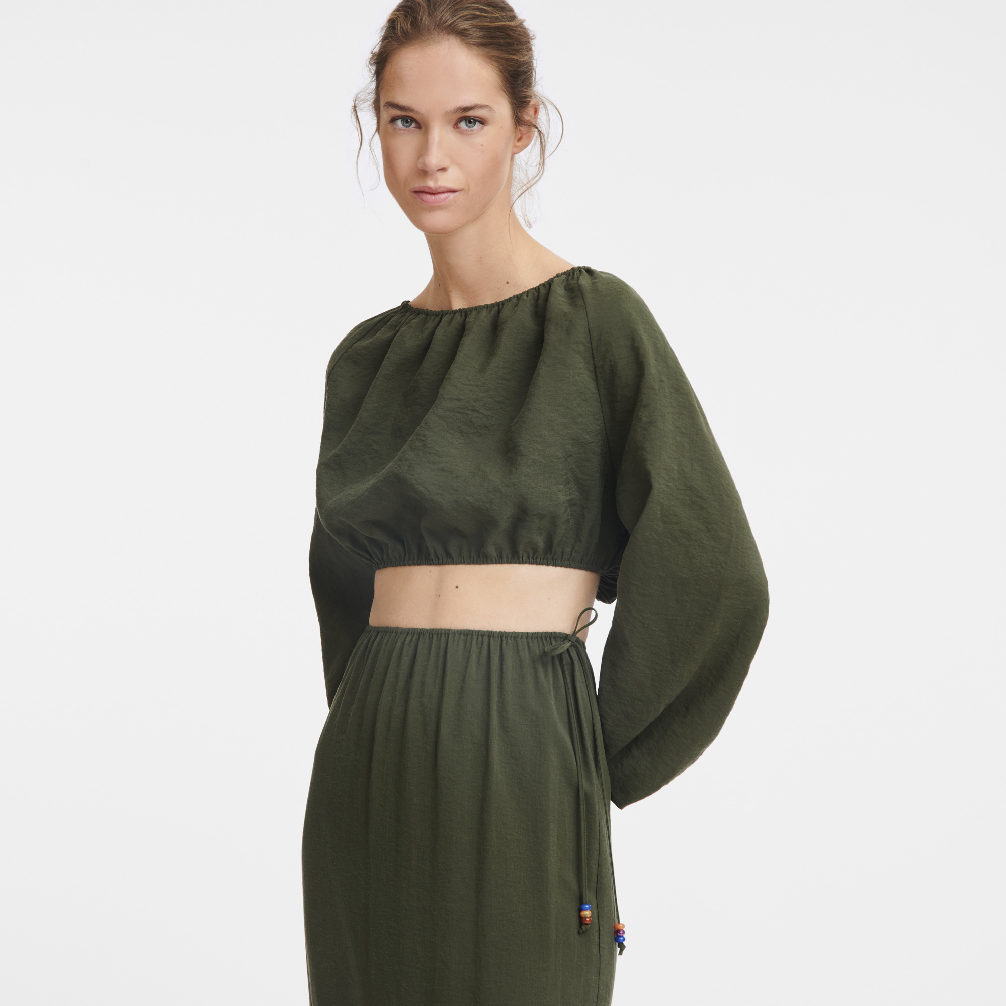 Top Khaki - Crepe - 3