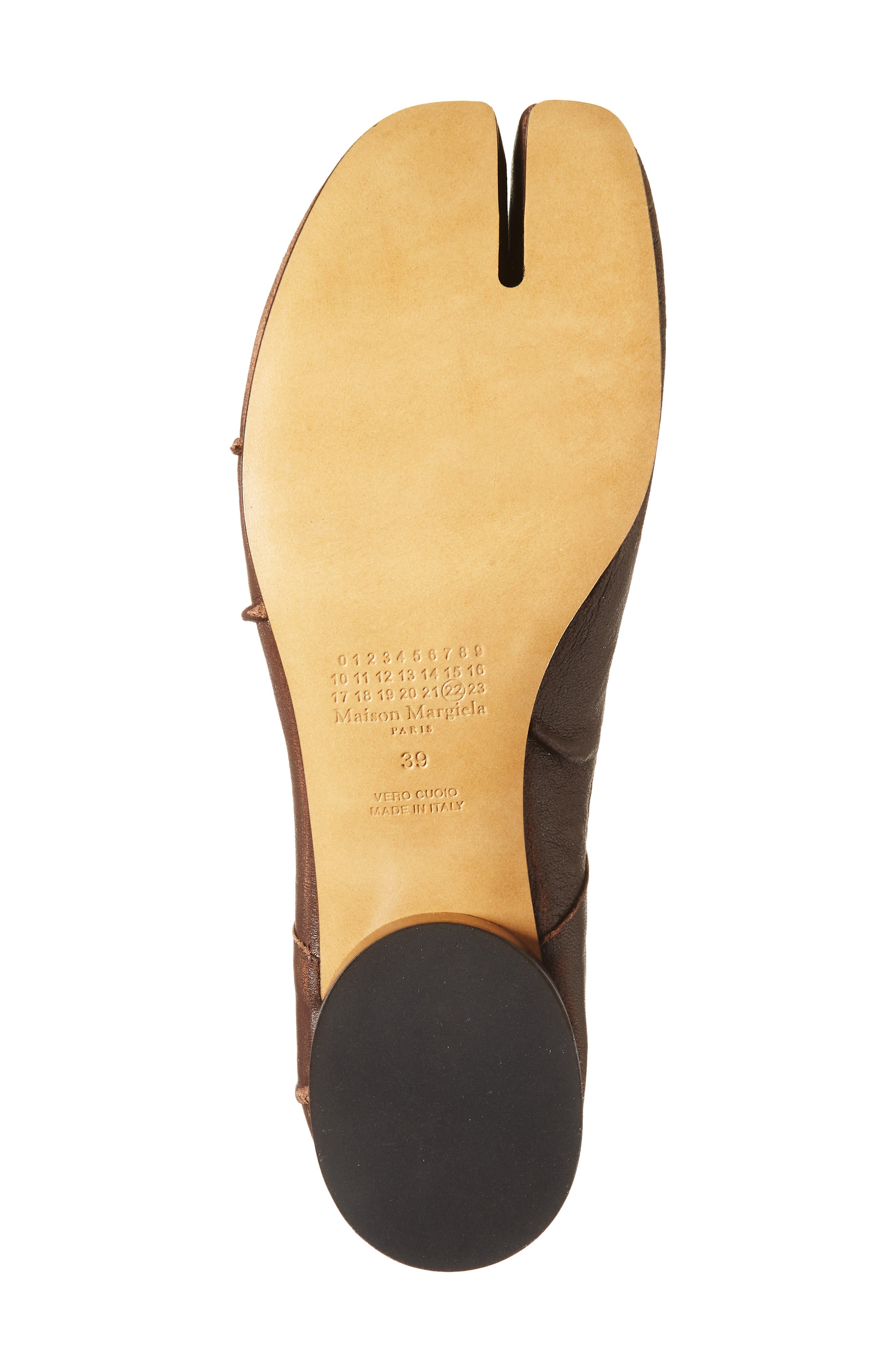 Maison Margiela Tabi Ballerina Pump in Moka at Nordstrom - 6