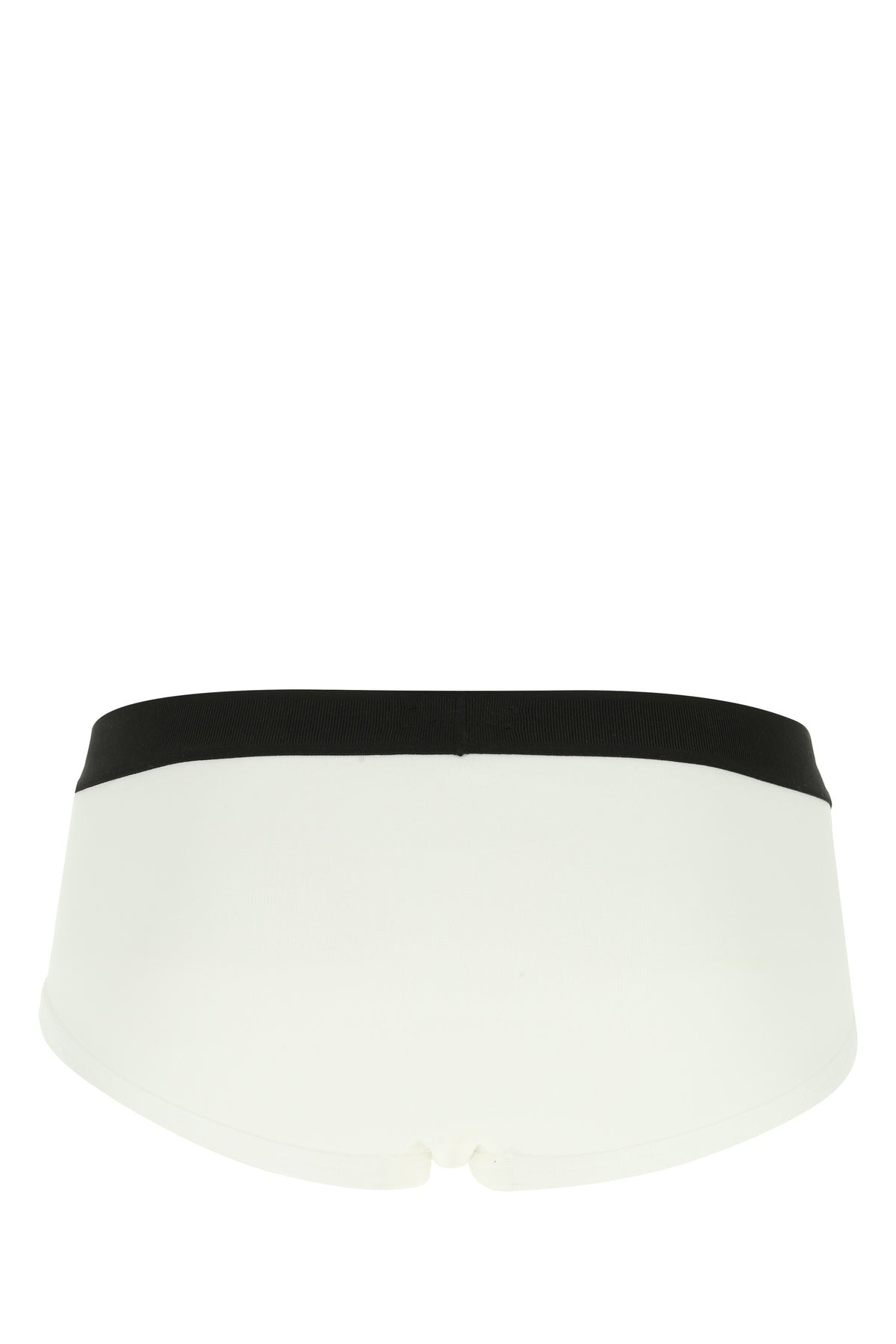White stretch cotton slip - 2
