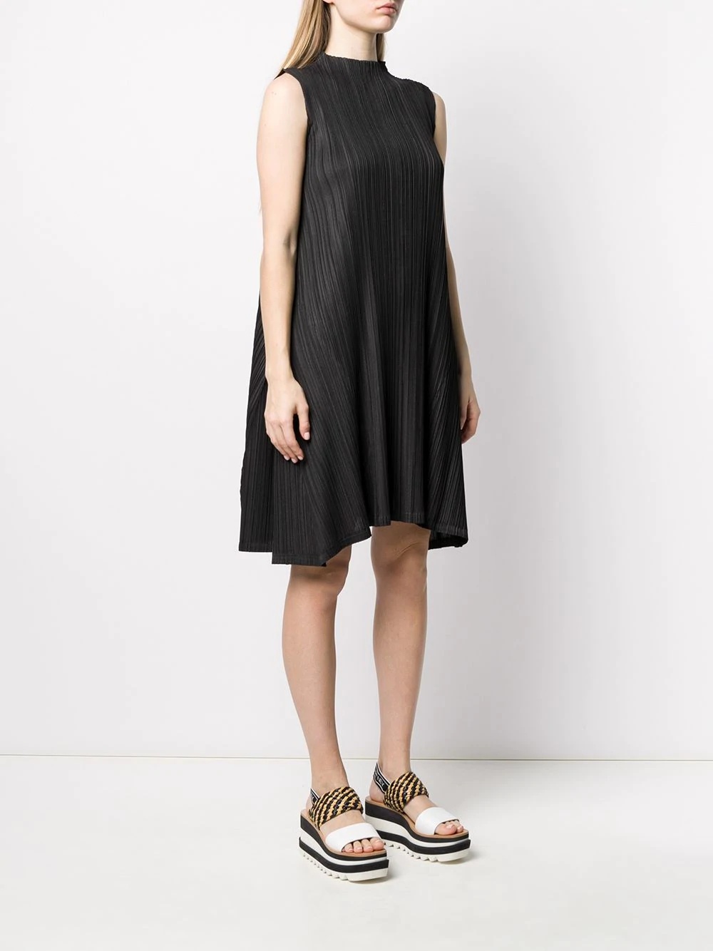 pleated shift dress - 3