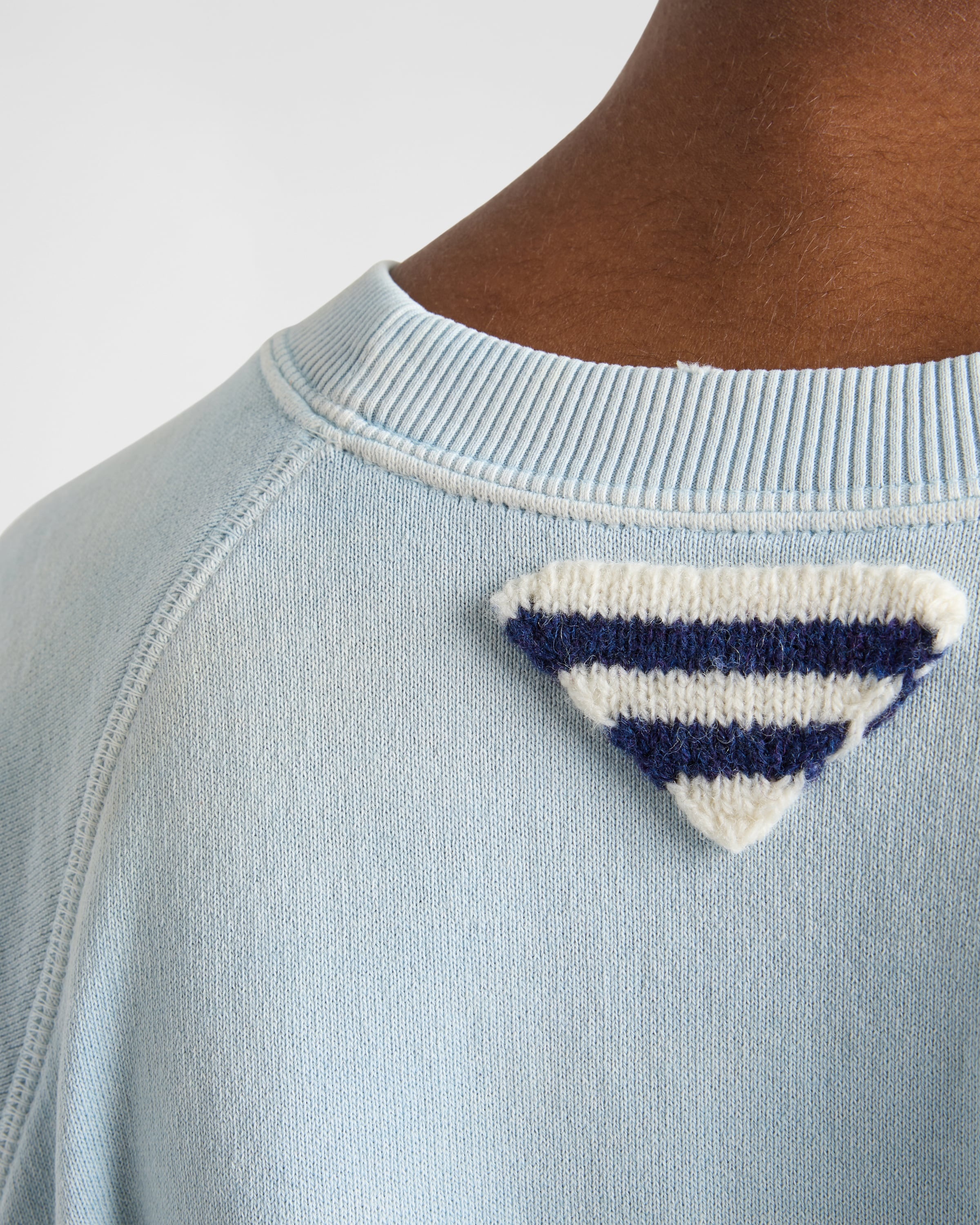 Cotton crew-neck sweatshirt - 4