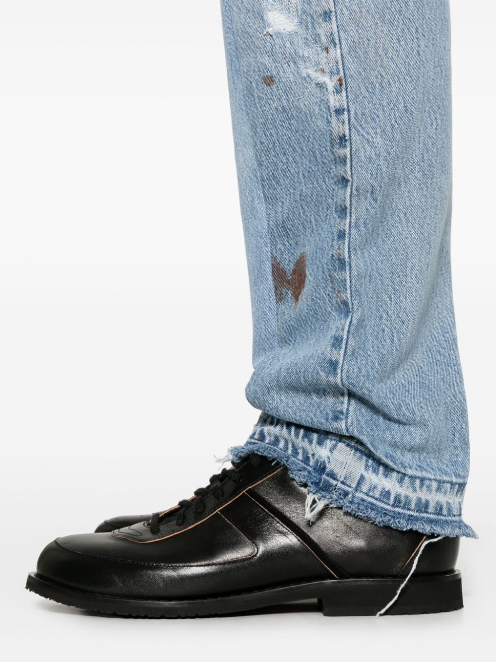 patchwork-detail jeans - 6