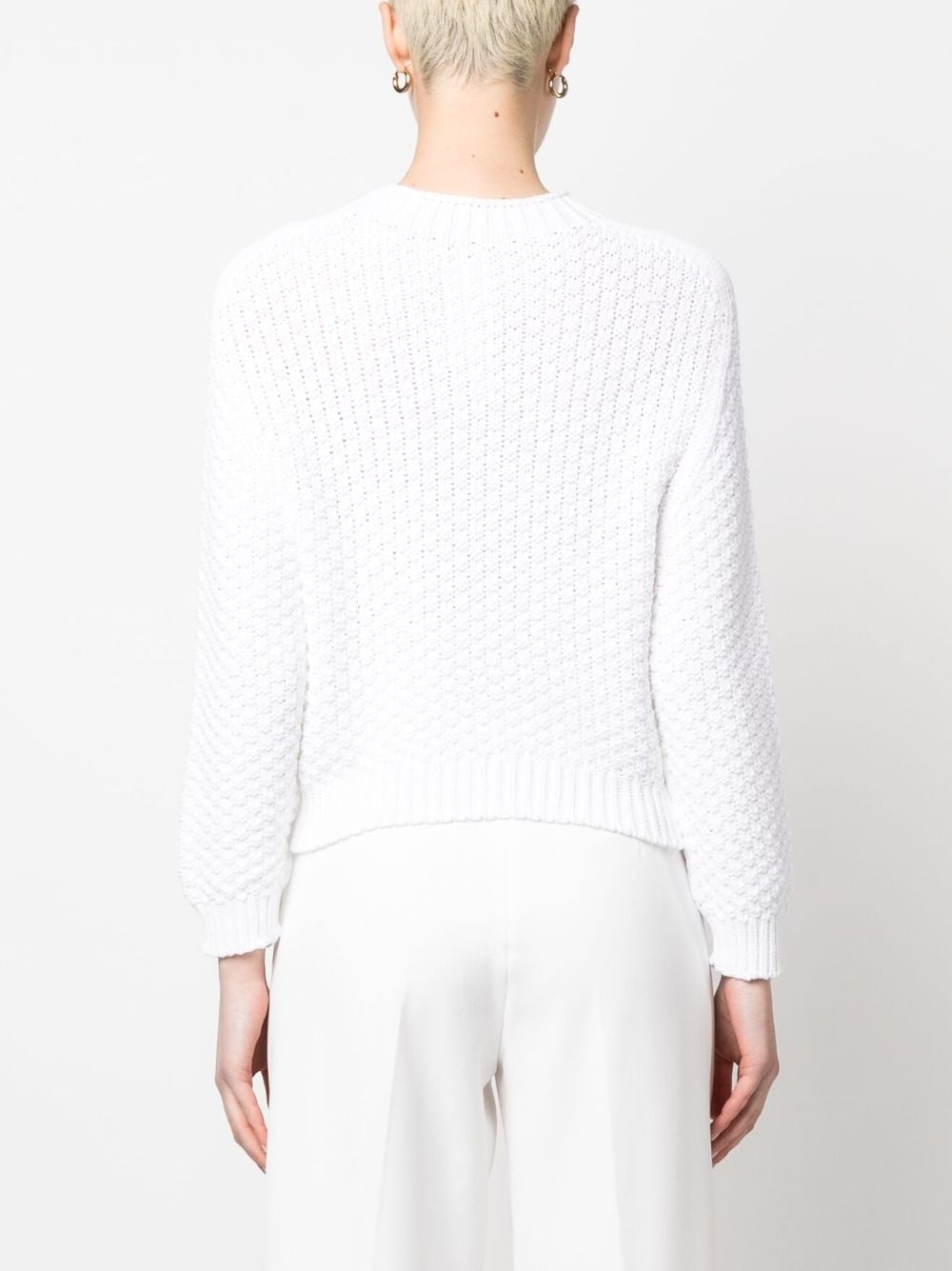 boxy-fit knitted jumper - 4