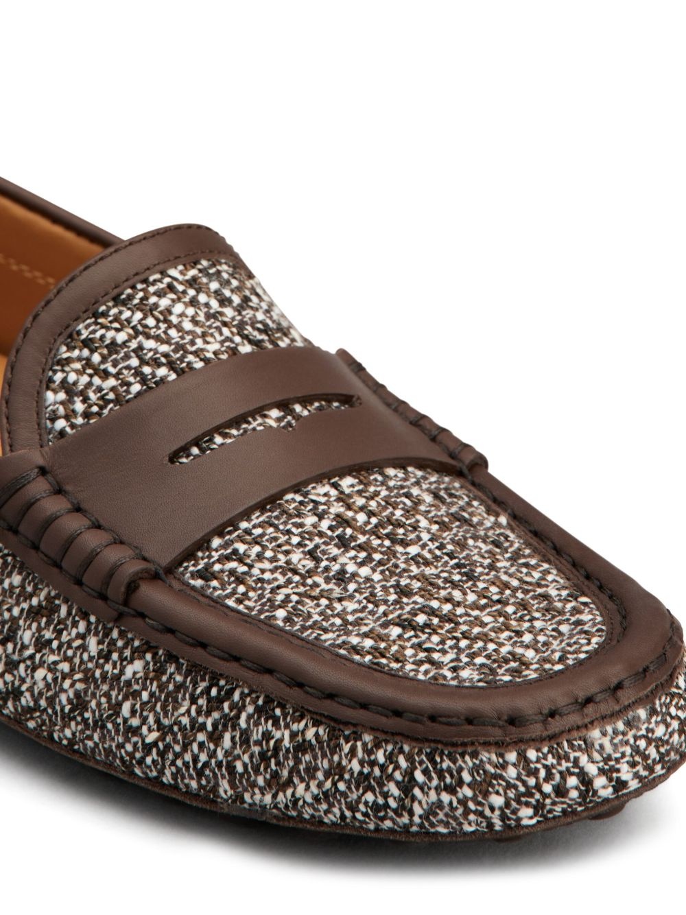 tweed loafers - 6