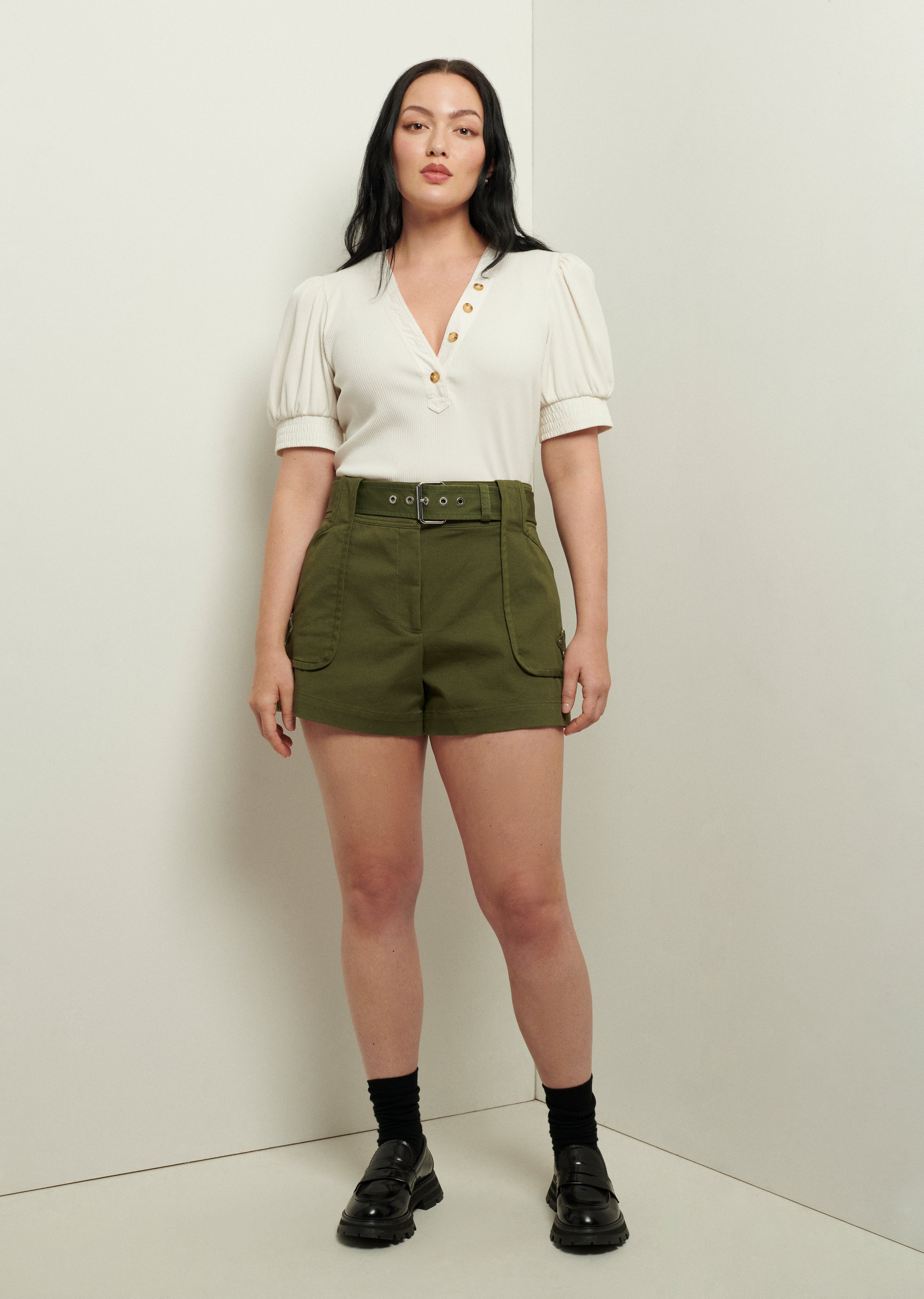 MONTEREY BELTED SHORTS - 3