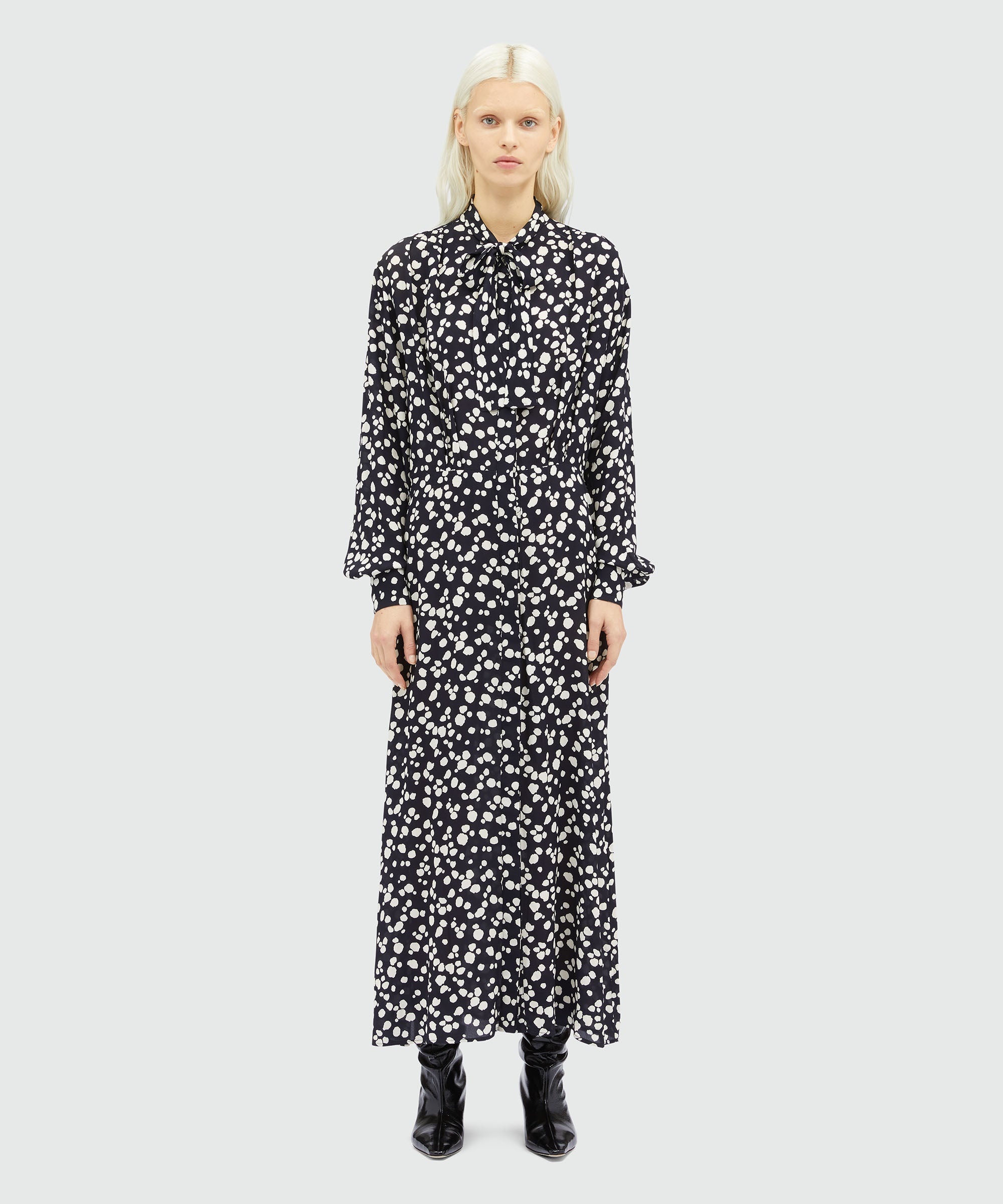Viscose print shirt dress - 2