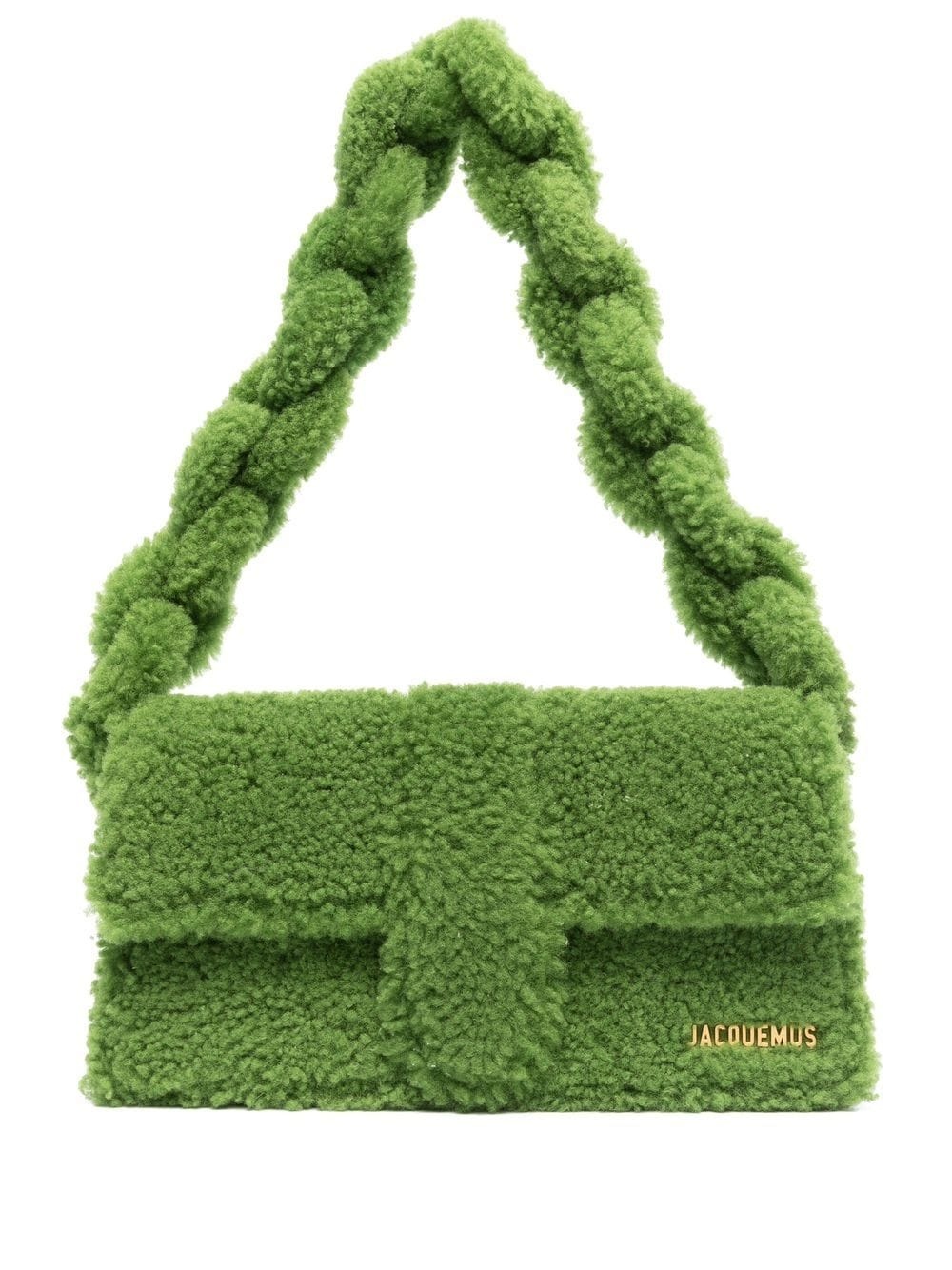 Le Bambidou shearling shoulder bag - 1