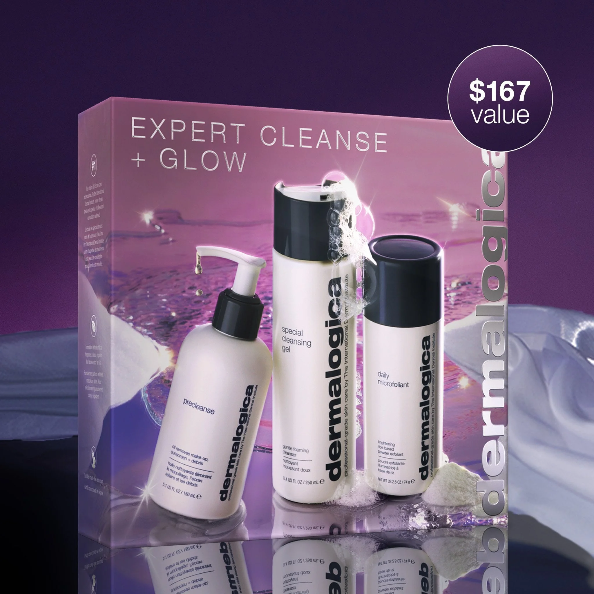 expert cleanse + glow set (3 full-sizes) - 1