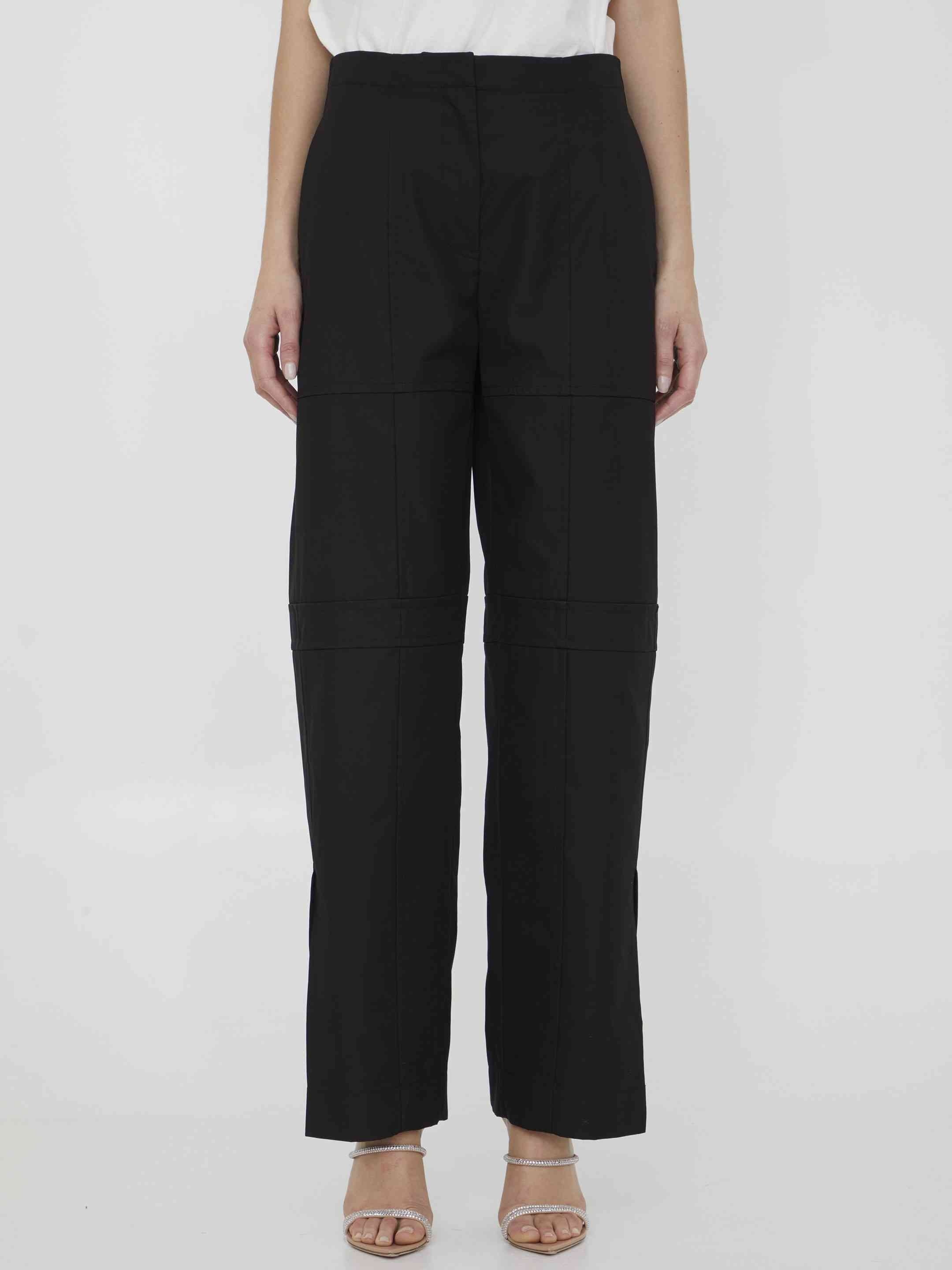 Jil Sander Women Cotton Cargo Pants - 1